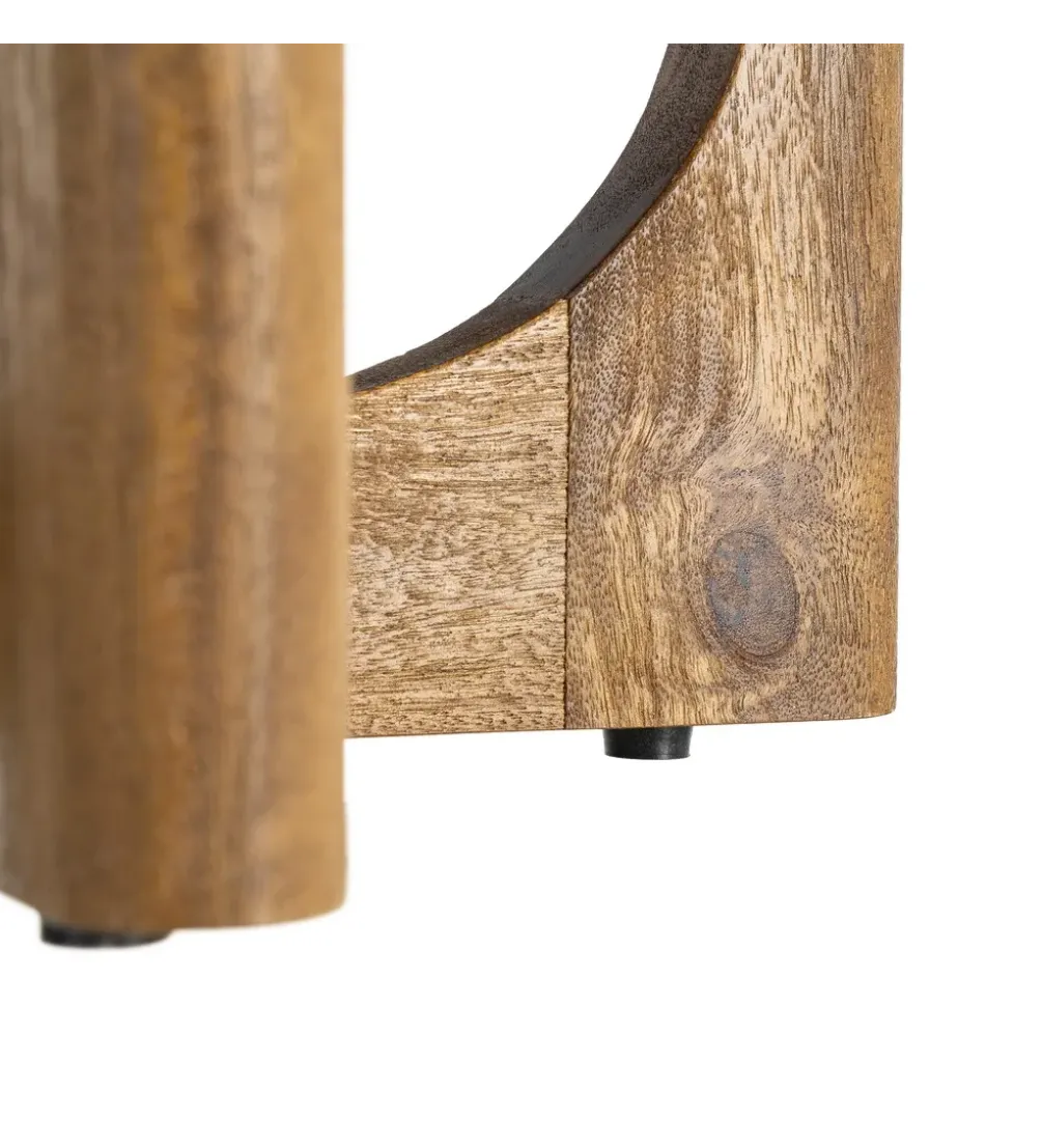 Stolik kawowy KONECEN 77 cm drewno mango