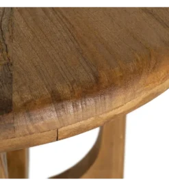 Stolik kawowy KONECEN 55 cm drewno mango