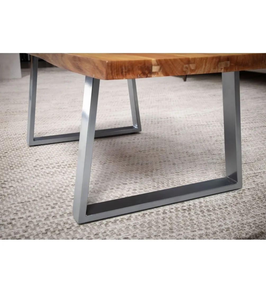 Stolik kawowy KORNEL 120 cm drewno akacja