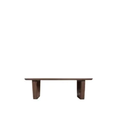 Stolik kawowy KORTE 130 cm drewno mango brązowe