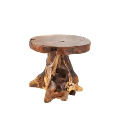 Stolik kawowy Korzeń 40 cm drewno Teak