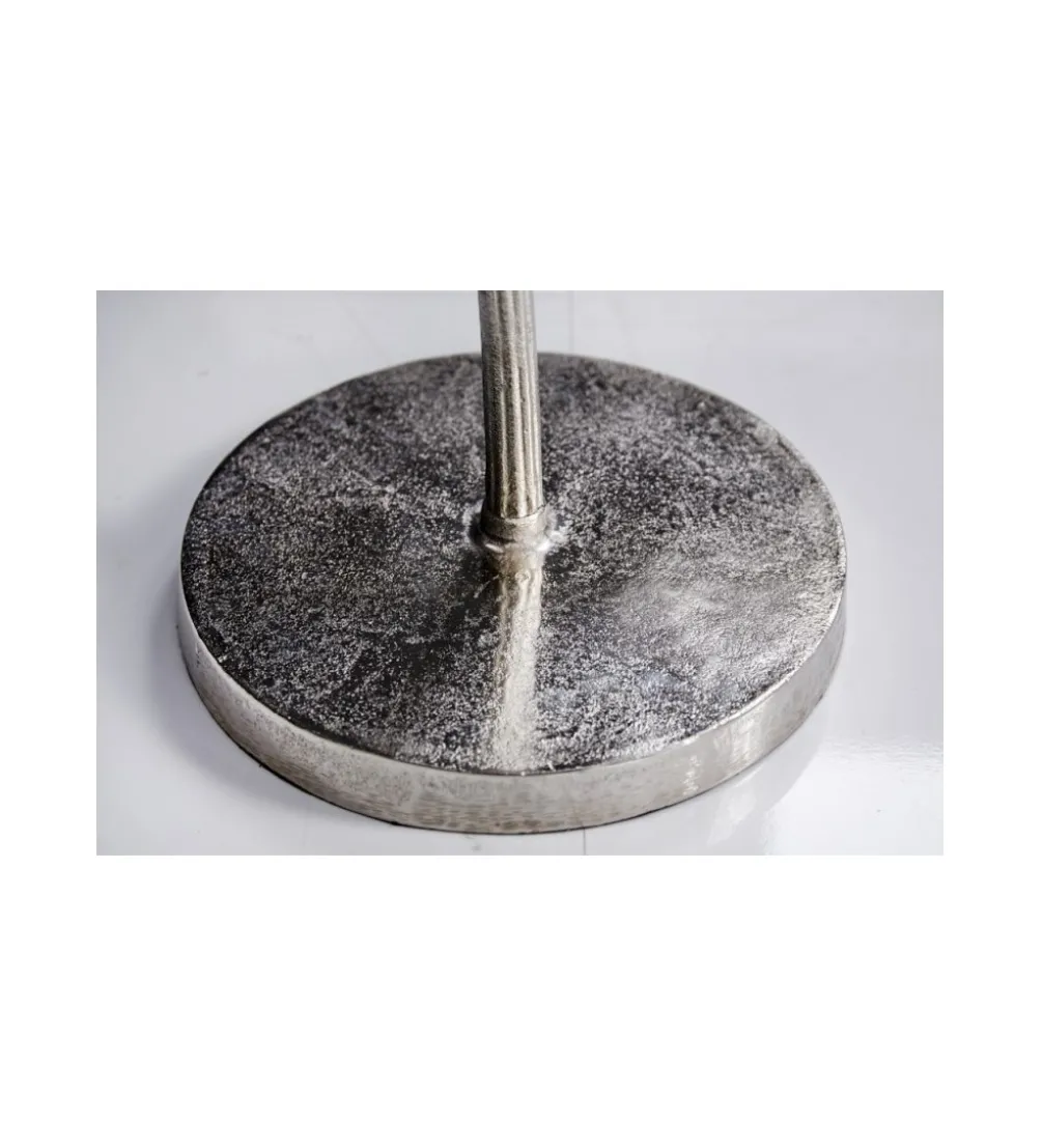 Stolik kawowy Leaf 42 cm srebrny