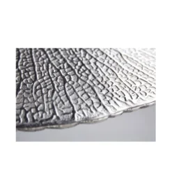 Stolik kawowy Leaf 42 cm srebrny