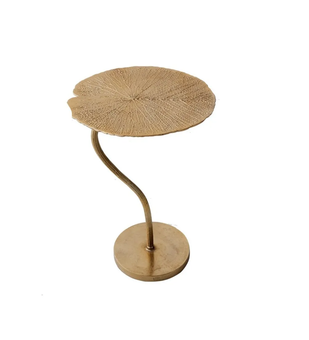Stolik kawowy Leaf 42 cm złoty