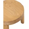 Stolik kawowy LEONI set 2 drewno teak
