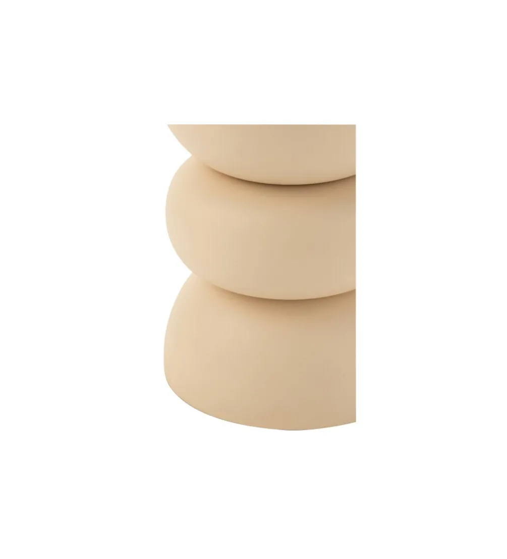 Stolik kawowy LISE 32 cm beżowy