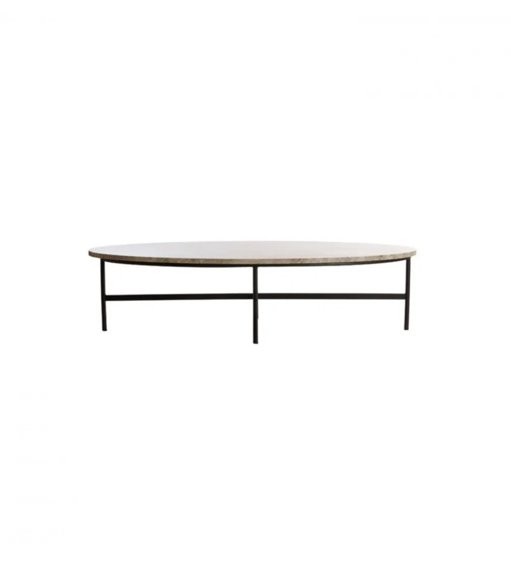 Stolik kawowy LOES 140 cm efekt marmuru