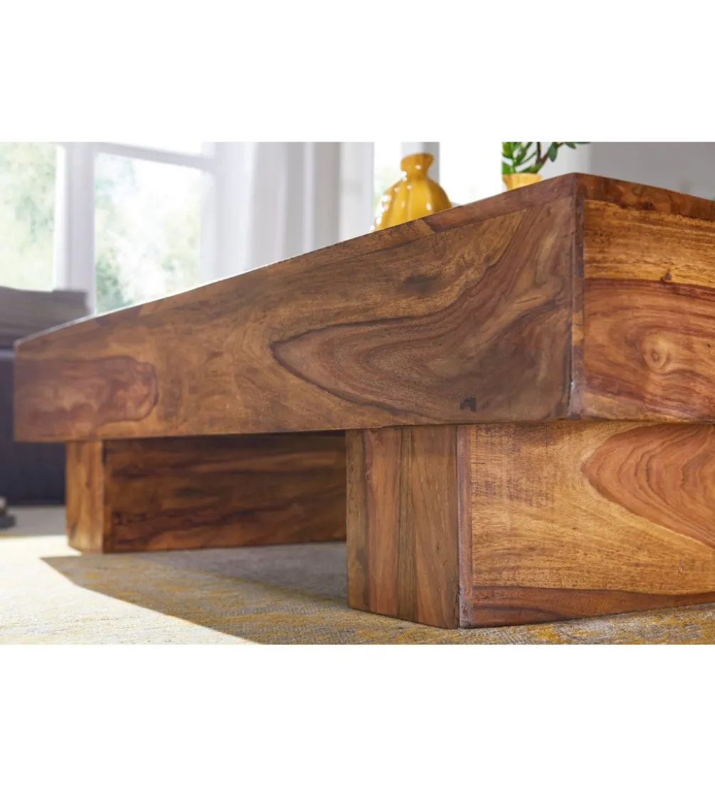 Stolik kawowy LUCCA 120 cm drewno sheesham