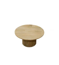 Stolik kawowy LUSAN 80 cm drewno teak