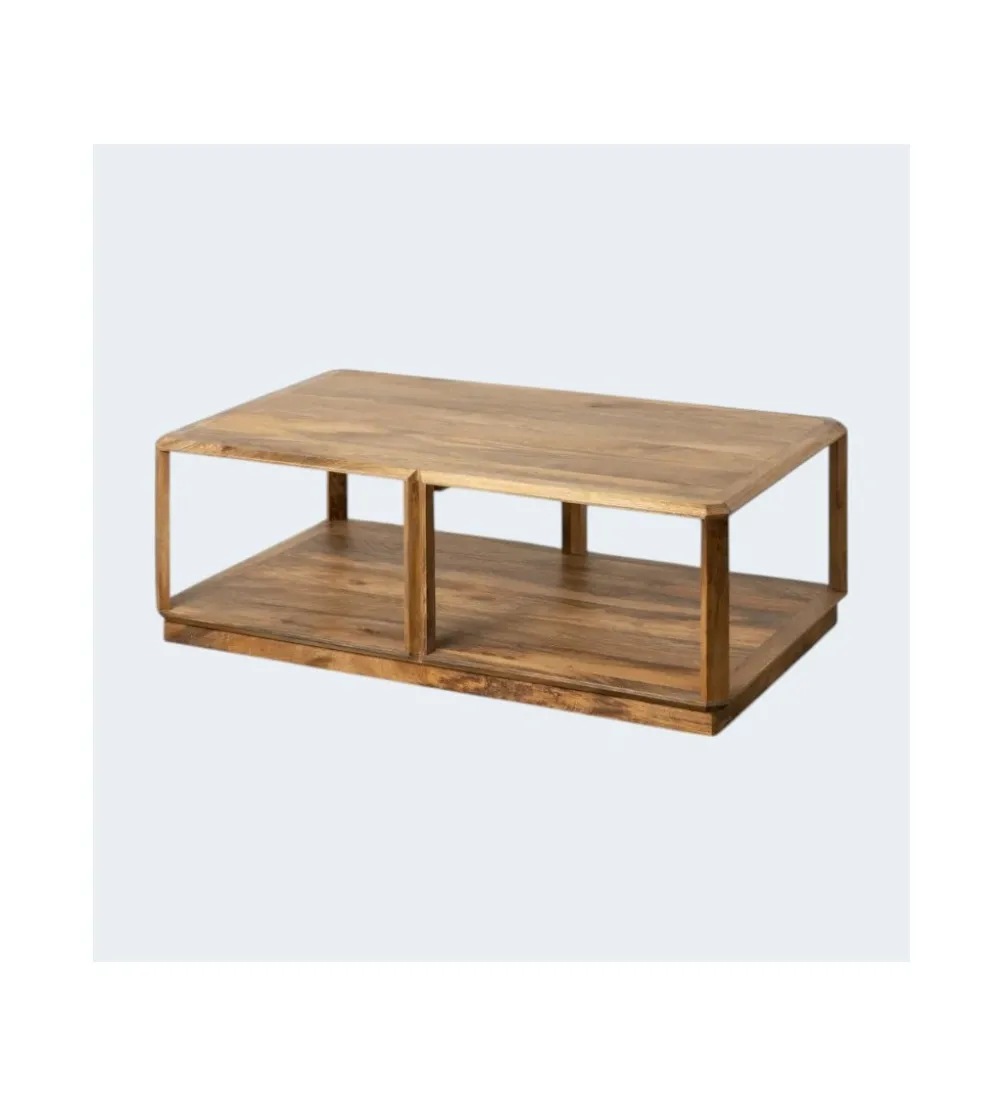 Stolik kawowy LUTERY 130 cm drewno mango