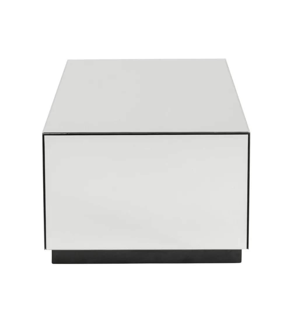 Stolik kawowy LUXY MIRROR TRUNK 80 cm z szufladami