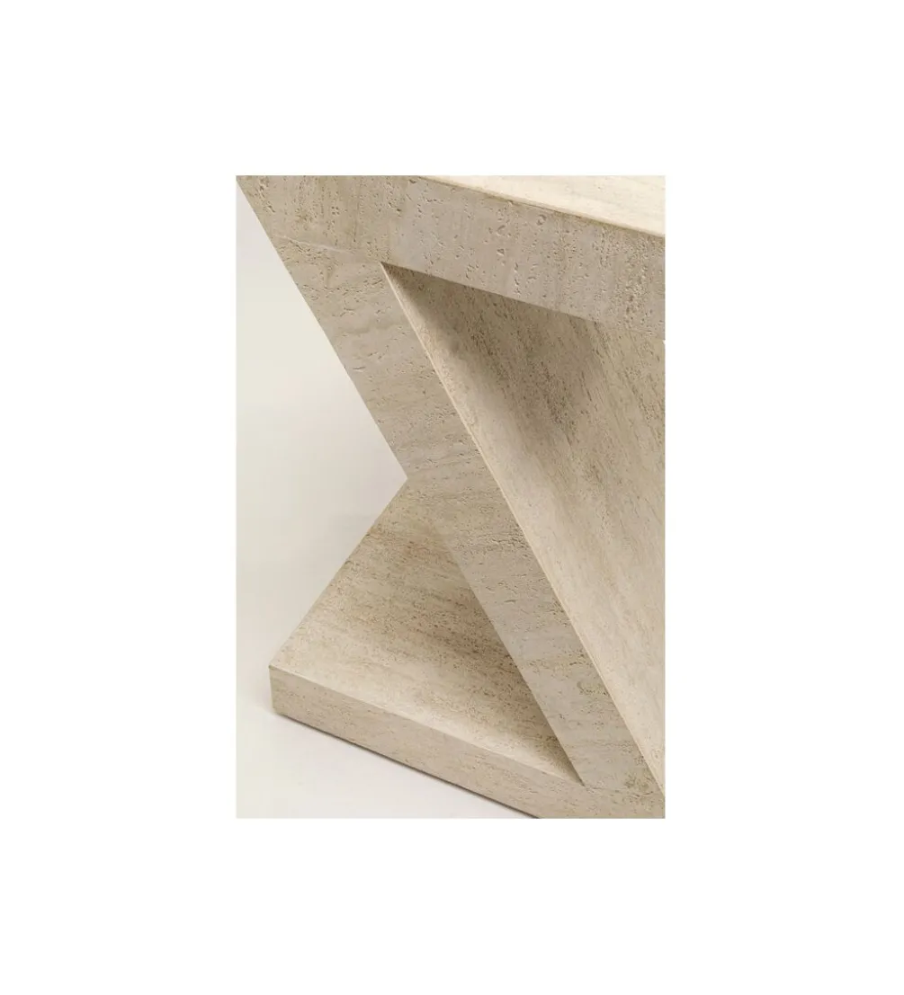 Stolik kawowy LUXY Z TRAVERTINE 60 cm marmur