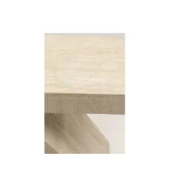 Stolik kawowy LUXY Z TRAVERTINE 60 cm marmur