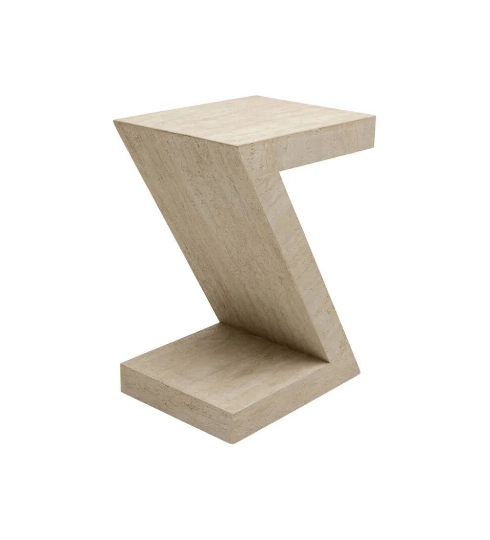 Stolik kawowy LUXY Z TRAVERTINE 60 cm marmur