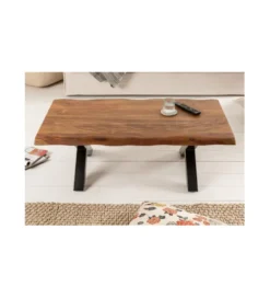 Stolik kawowy Maamut X 110 cm drewno Akacja honey