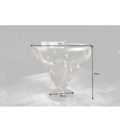 Stolik kawowy Matador 56 cm brązowy