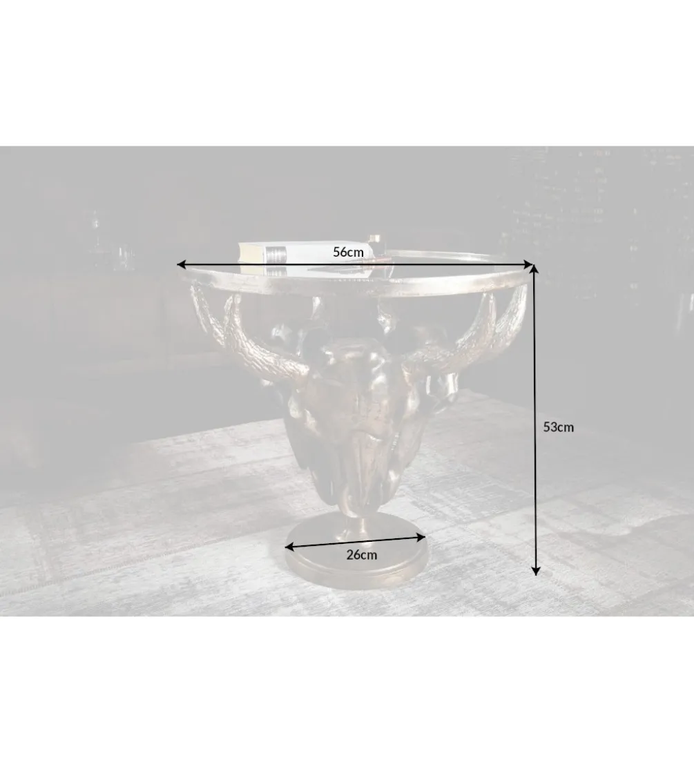 Stolik kawowy Matador 56 cm brązowy