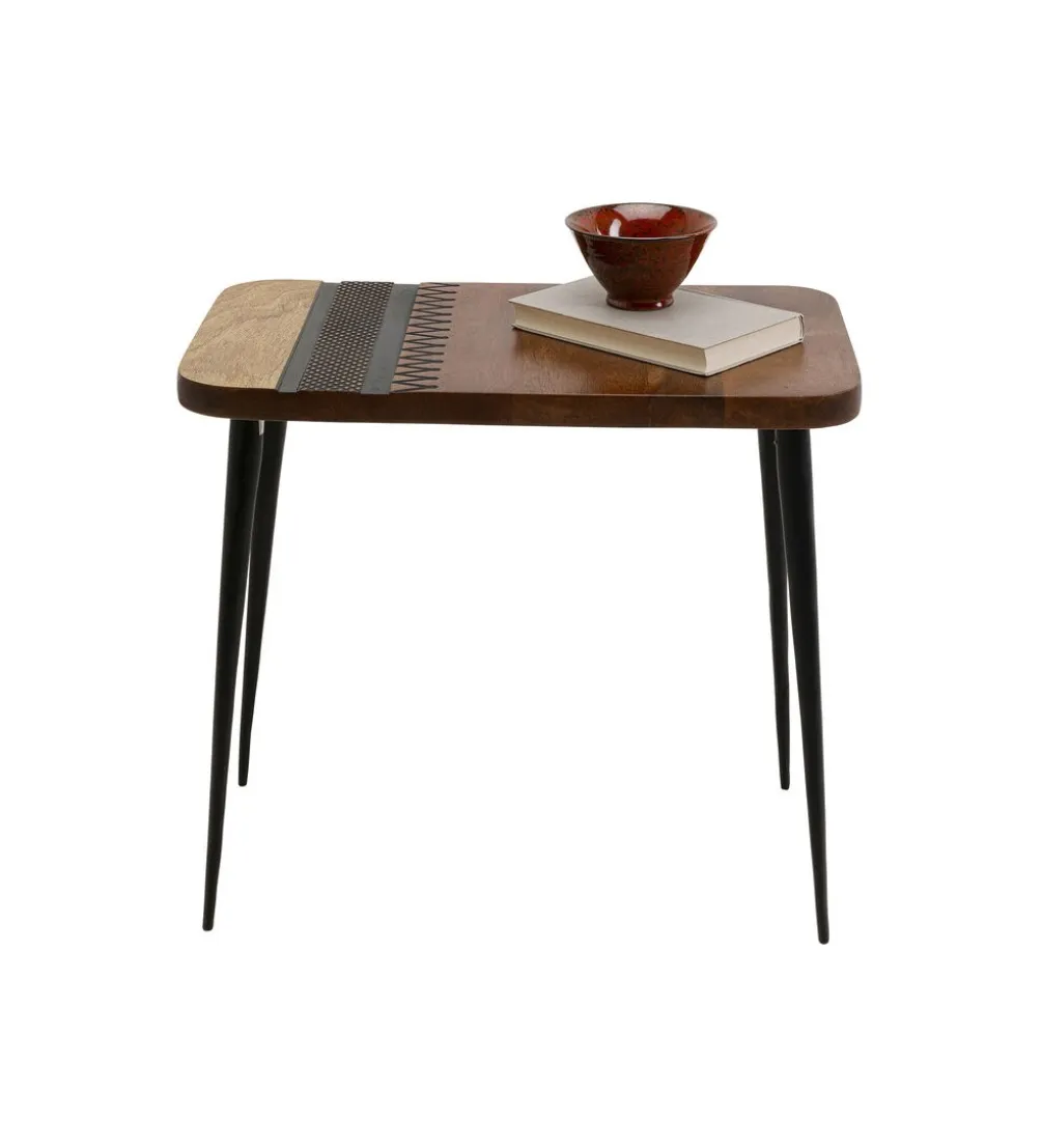 Stolik kawowy MEDINA 40 cm drewno mango
