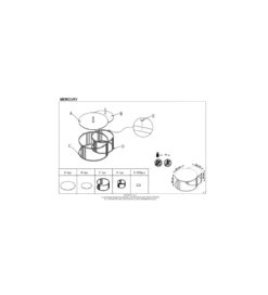 Stolik kawowy MERCURY set 2 srebrny