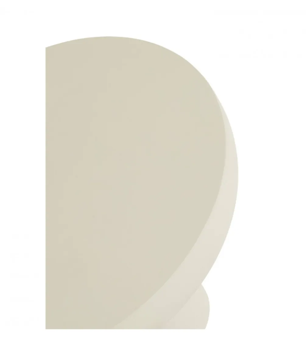 Stolik kawowy MIZUHO 70 cm kremowy