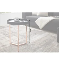 Stolik kawowy Modul 40 cm czarny