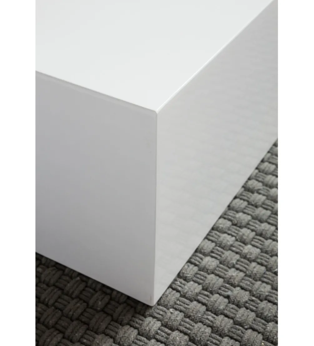 Stolik kawowy MONOBLOC 60 cm biały