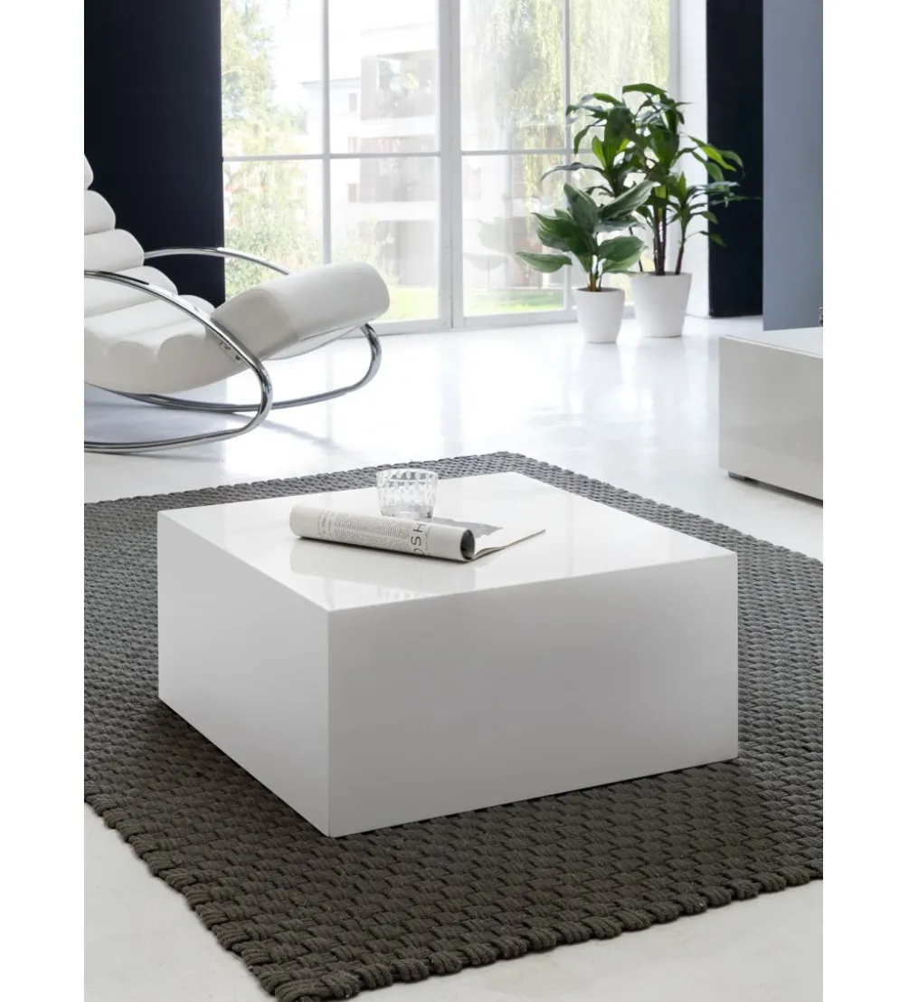 Stolik kawowy MONOBLOC 60 cm biały