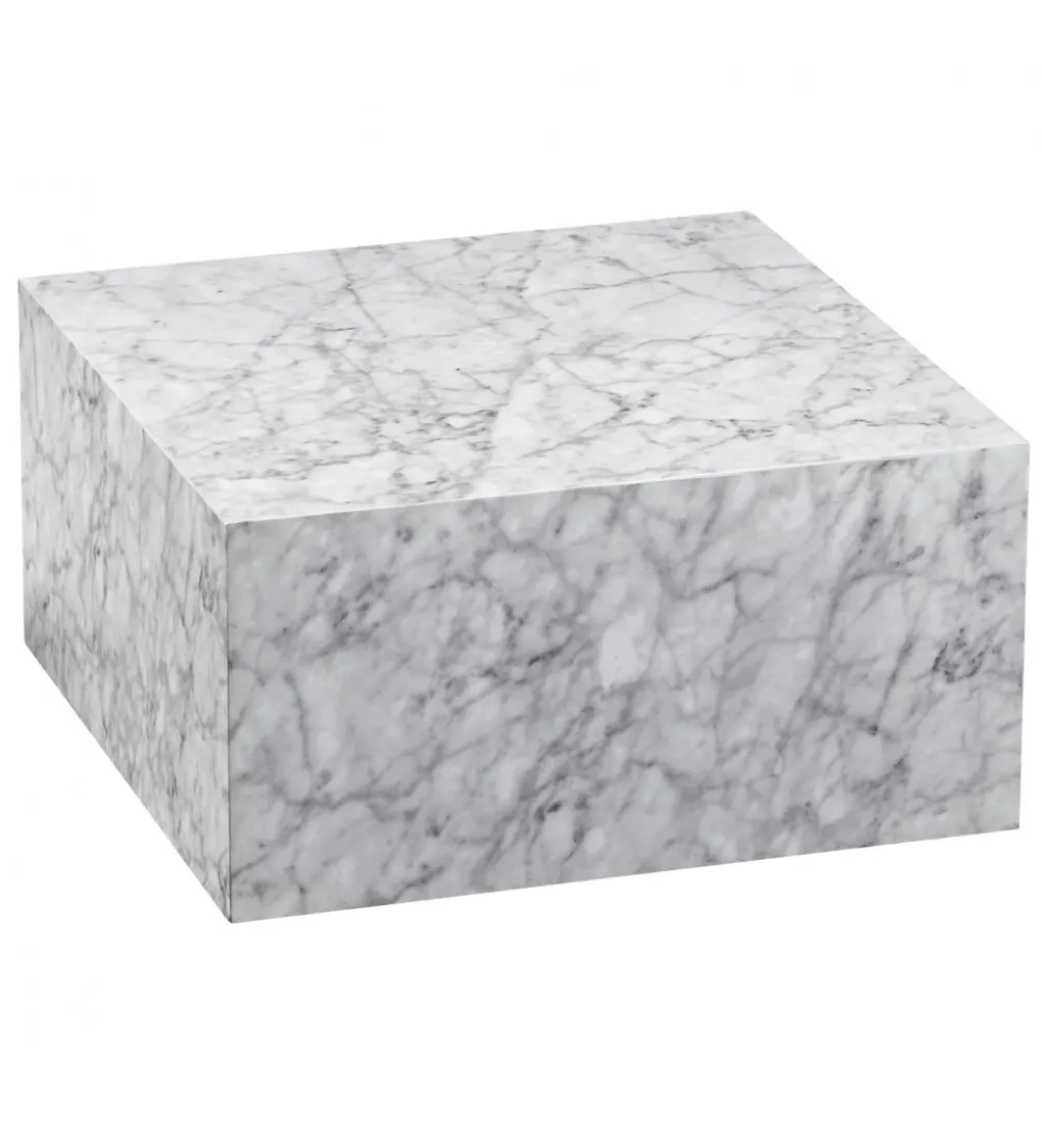 Stolik kawowy MONOBLOC 60 cm w optyce szarego marmuru