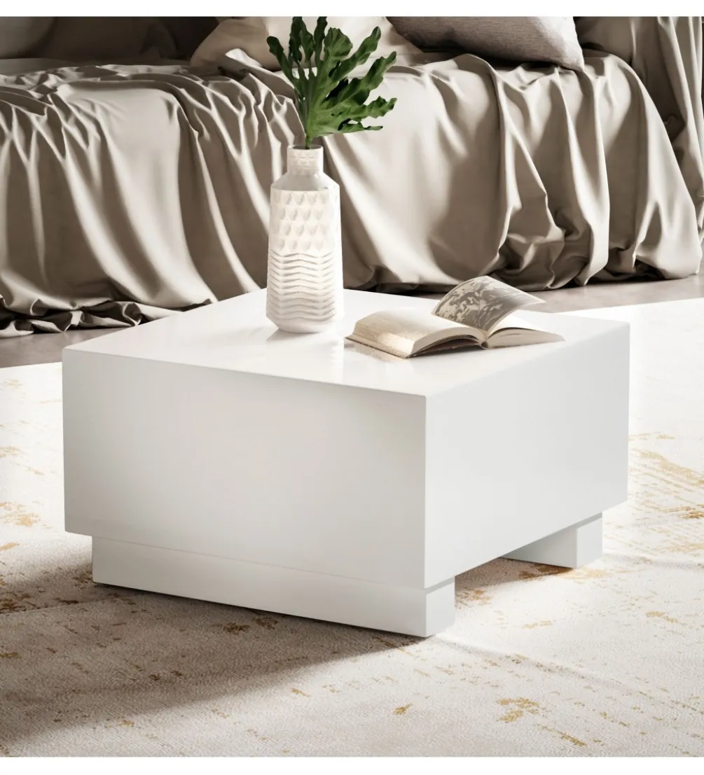 Stolik kawowy MONOBLOC II 60 cm biały