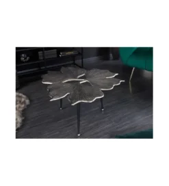 Stolik kawowy Morella 75 cm srebrny