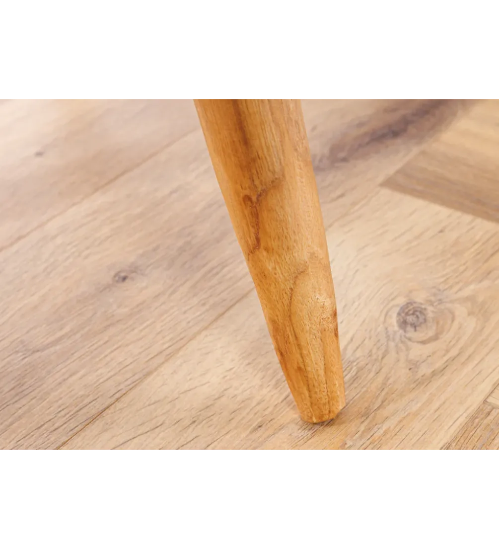 Stolik kawowy MOSAIK 60 cm naturalny teak