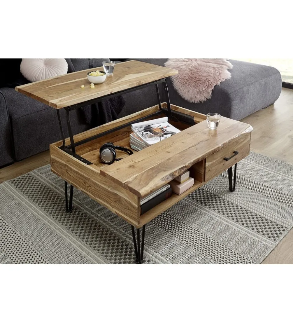 Stolik kawowy MUSTIQUE 110 cm akacja