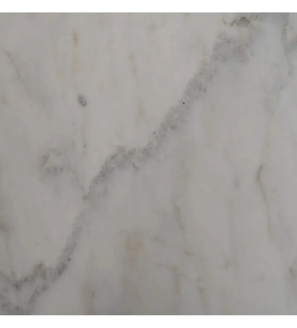 Stolik kawowy NIZAMES 80 cm drewno mango marmur