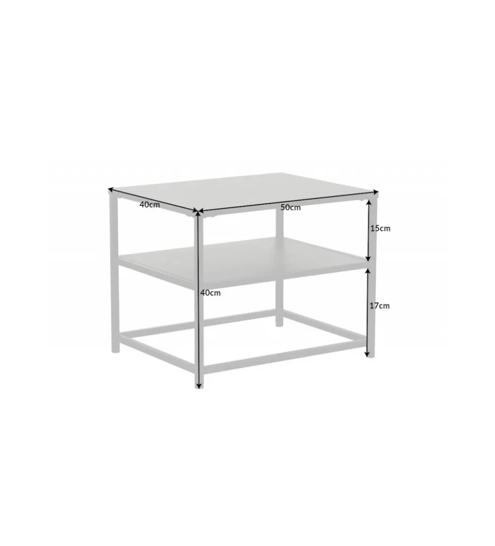 Stolik kawowy OLIMPIA 50 cm czarny