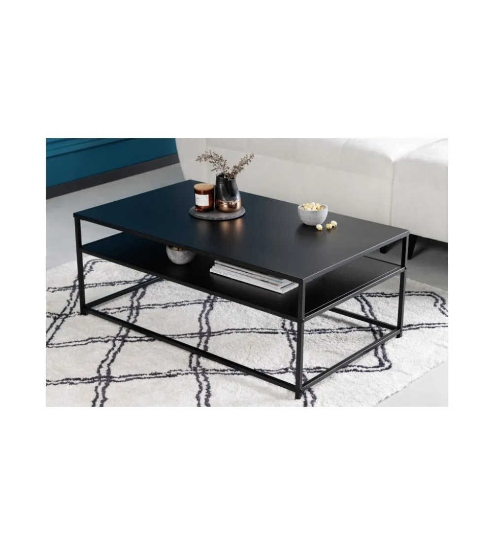 Stolik kawowy OLIMPIA 100 cm czarny