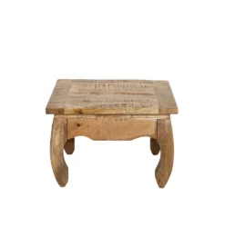 Stolik kawowy Opium Antique 60 cm drewno Mango