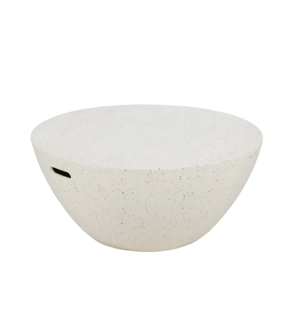 Stolik kawowy OPOKI 90 cm magnez biały