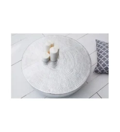 Stolik kawowy Orient 60 cm srebrny