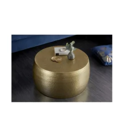 Stolik kawowy Orient II 60 cm złoty