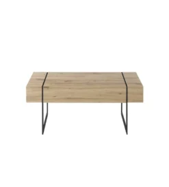 Stolik kawowy PAPHOS 110 cm w optyce dąb sękaty
