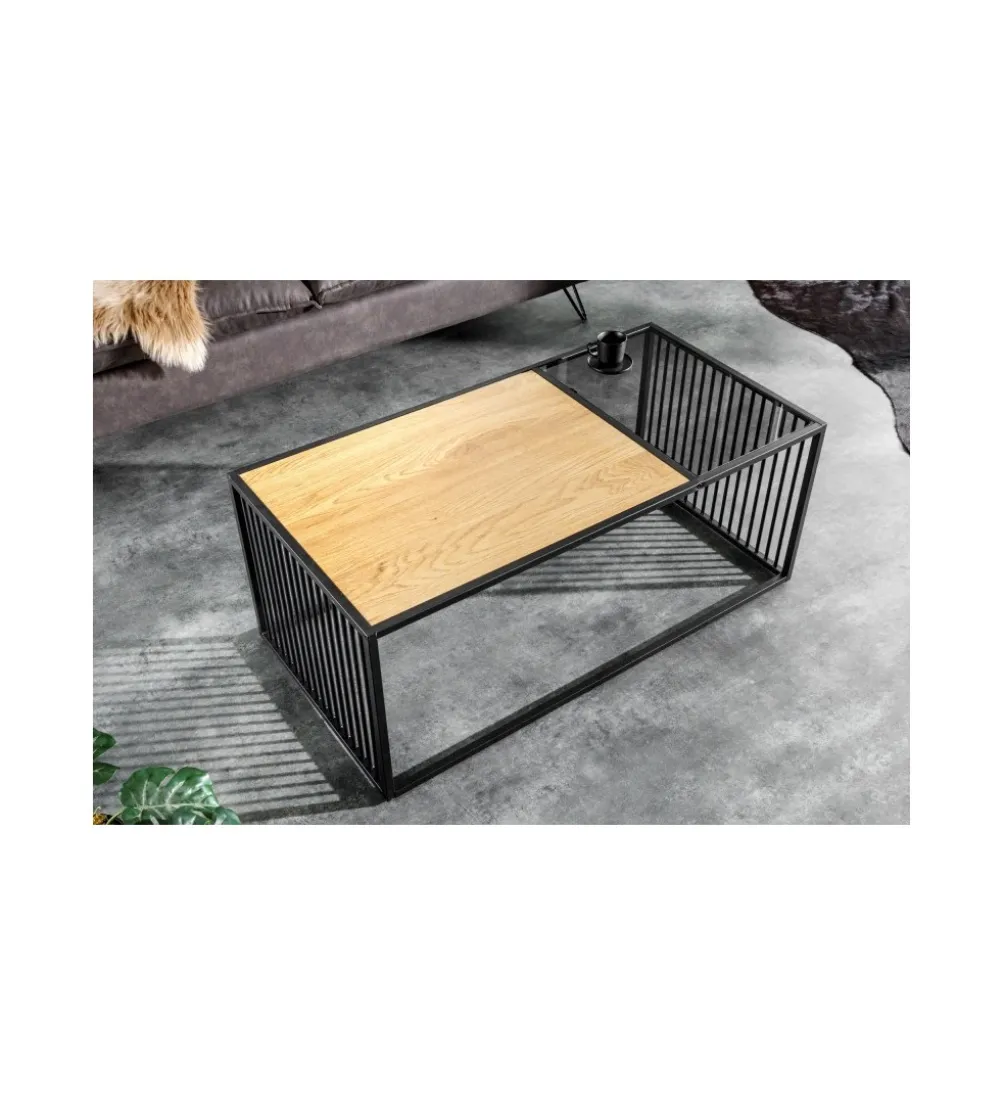 Stolik kawowy PASCAL 100 cm w optyce dąb dziki