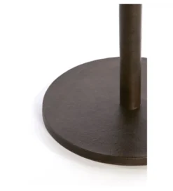 Stolik kawowy PAZO 61 cm czarny efekt marmuru