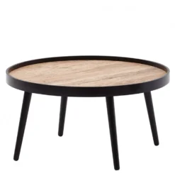 Stolik kawowy PILER 76 cm czarny
