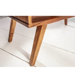 Stolik kawowy Retro 100 cm drewno Sheesham