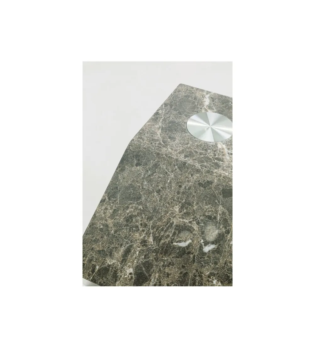 Stolik kawowy ROCKY 90 cm szary marmur