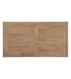 Stolik kawowy RUBBERY 130 cm drewno kauczuk naturalne
