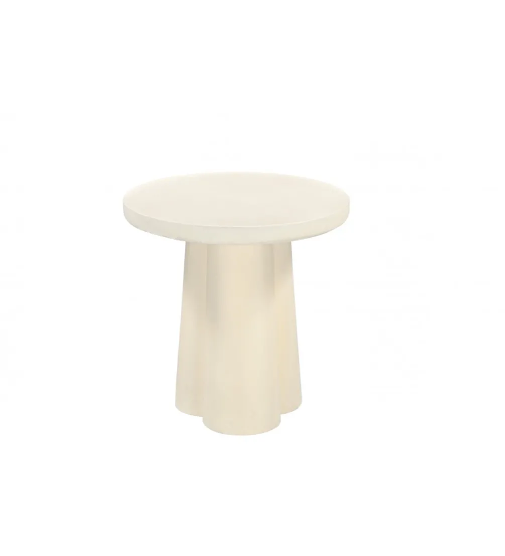 Stolik kawowy SANDI 50 cm kremowy