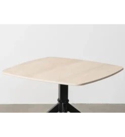 Stolik kawowy SASAN 60 cm efekt białego marmuru