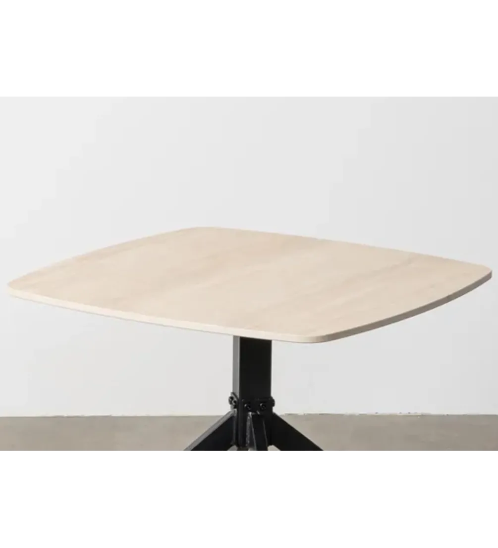 Stolik kawowy SASAN 60 cm efekt białego marmuru