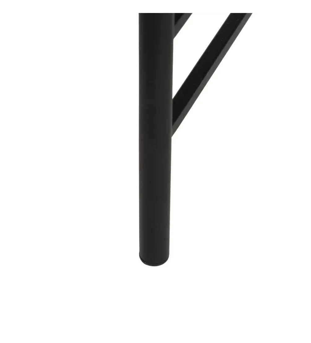 Stolik kawowy SATAMY 76 cm naturalny czarny